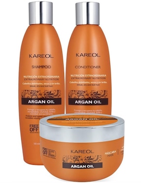 Set Capilar Argan Oil Hidratación Kareol 3 Piezas