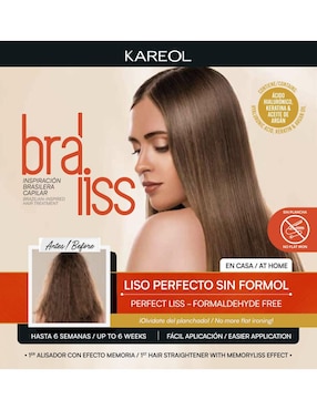 Set capilar Kareol Alisado Sin Plancha para todo tipo 5 Piezas