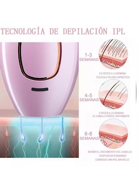 Depiladora para rostro y cuerpo Genérica