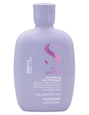 Shampoo Anti Frizz Para Cabello Crespo Delicado Smoothing Low Semi Di Lino