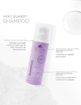 Shampoo hidratante para cabello Heat Guard Sutra
