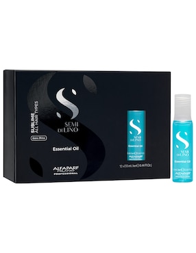 Set tratamiento para capilar Essential Oil Ampolla hidratante Semi Di Lino