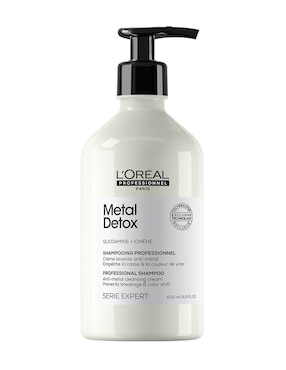 Shampoo Reparador Para Cabello Anti- Depósito De Metales Loreal Professionnel Metal Detox