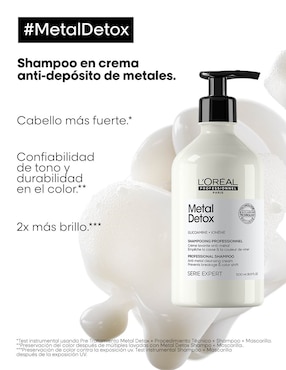 Shampoo reparador para cabello anti- depósito de metales L'Oreal Professionnel 500 ml