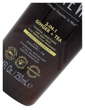 Shampoo hidratante para cabello American Crew Ginger + tea