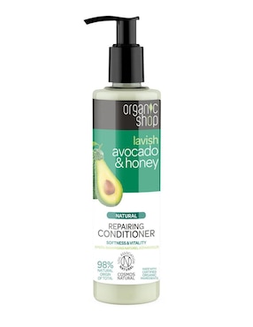 Acondicionador Para Cabello Reparador De Aguacate Y Miel Organic Shop 280 Ml