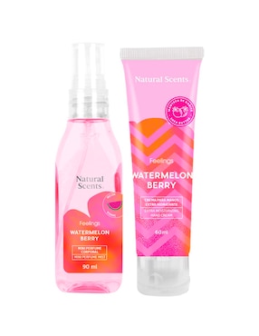 Kit Eau De Parfum Natural Scents Watermelon Berry Para Mujer