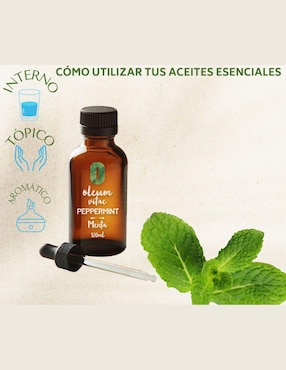 Aceite esencial Oleum Vitae de menta 120 ml