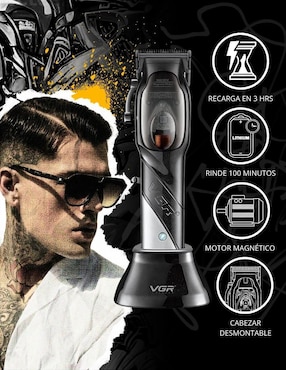 Recortadora para cabello, barba y cuerpo Vgr VGR V-002