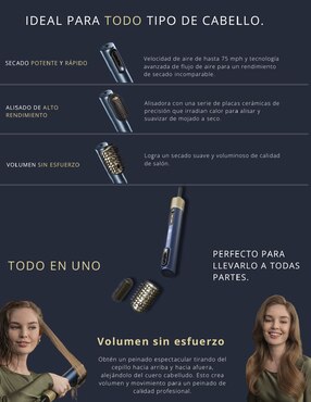 Secadora de cabello conair digitalaire as6550es