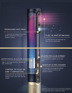 Secadora de cabello conair digitalaire as6550es