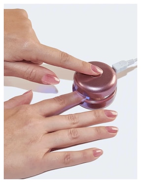 Set de manicure manual Le Mini Macaron Rose Gold con 5 piezas