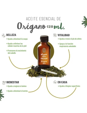Aceite Oleum Vitae de orégano 120 ml
