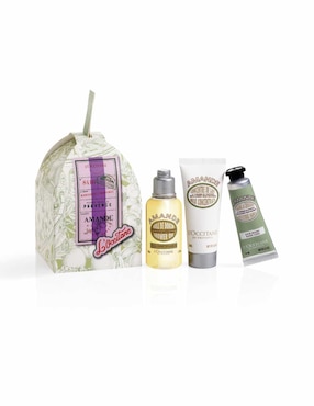 Kit De Tratamiento Para Cuerpo Esfera Navidad Almendra Reafirmante Loccitane