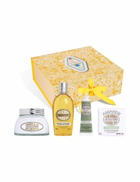 Kit De Tratamiento Para Cuerpo Cofre Almendra Premium Reafirmante L'Occitane