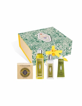 Kit De Tratamiento Para Cuerpo Nav24 Cofre Verbena Premium Hidratante L'Occitane Kits Navidad