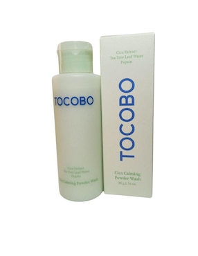 Limpiador facial Cica Calming Powder Wash Tocobo para calmar la piel