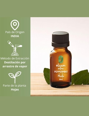 Aceite esencial Oleum Vitae de menta 30 ml