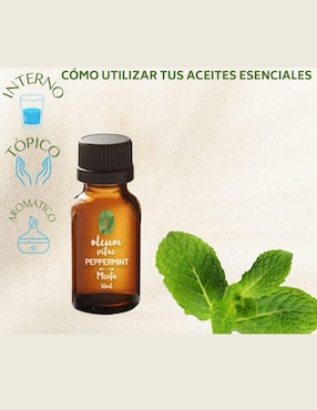 Aceite esencial Oleum Vitae de menta 30 ml