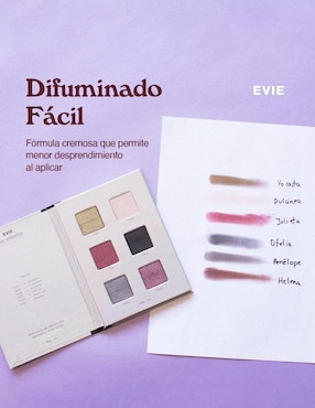 Sombra para ojos Evie 6 tonos