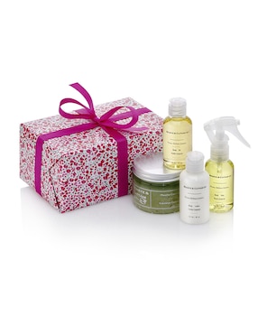 Set Bath & Body Para Hidratar Schatz & Cattani Spa Navidad Peonia 4 Piezas