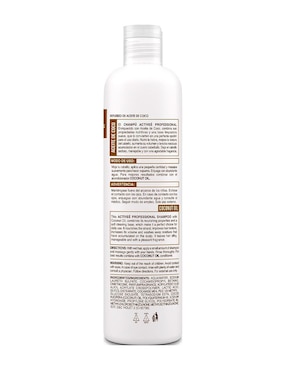 Shampoo hidratante para cabello Coconut Oil Activee