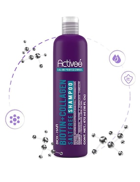 Shampoo reparador para cabello Biotin+Collagen Activee