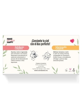 Kit de exfoliante Body Care Routin La Mia Bella para piel todo tipo piel
