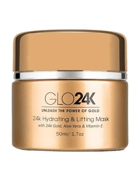 Crema facial recomendada para prevenir signos de la edad de día y noche Glo24K para todo tipo piel
