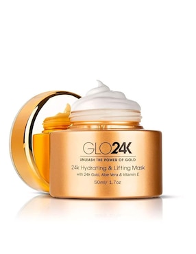 Crema facial recomendada para prevenir signos de la edad de día y noche Glo24K para todo tipo piel