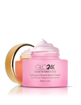 Crema para rostro y cuerpo recomendada para prevenir signos de la edad día y noche Glo24K para todo tipo piel