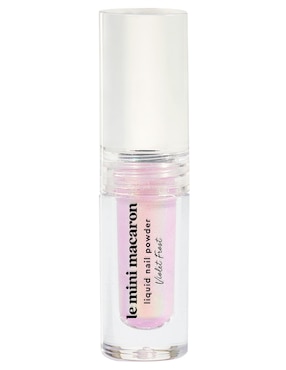 Efecto Espejo Para Uñas Le Mini Macaron Stardust Liquid Nail Powder Navidad: Violet Frost