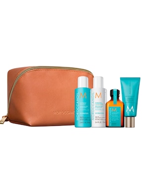 Kit De Tratamiento Capilar Travel Hydration Hidratante Moroccanoil