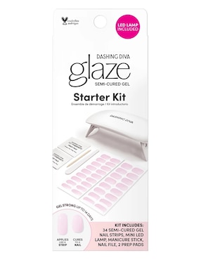 Kit stickers de gel para uñas Dashing Diva Glaze Starter Kit
