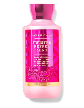 Body Lotion Bath & Body Works Twisted Perppermint Para Mujer