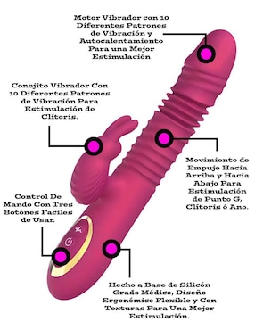 Vibrador para Punto G Lusty MX