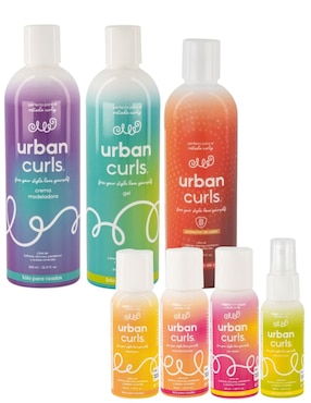 Kit Capilar Urban Curls Curly Christmas Para Rizado 7 Piezas