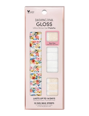 Kit stickers de gel para uñas Dashing Diva Gloss Wallflower Frenzy
