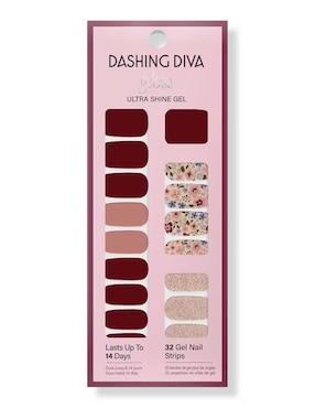 Kit stickers de gel para uñas Dashing Diva Gloss Wildflower