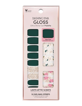 Kit stickers de gel para uñas Dashing Diva Gloss Magnolia Vine