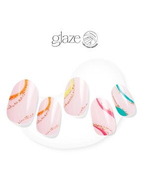 Kit stickers de gel para uñas Dashing Diva Glaze