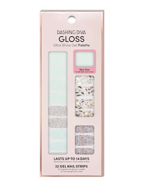 Kit stickers de gel para uñas Dashing Diva Gloss Meteor Shower