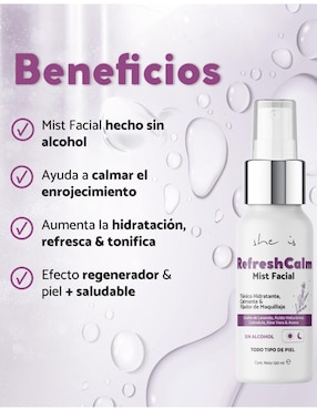 Tónico facial She is Skincare