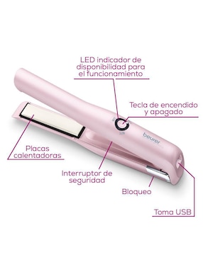Alaciadora Beurer HS20 placas de cerámica - iones