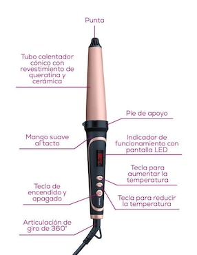 Rizadora Beurer 28 mm de cerámica