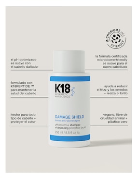 Shampoo para cabello Damage Shield Ph Protective K18 250 ml