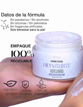 Crema facial recomendada para prevenir signos de la edad día y noche Biotiks para piel seca y sensible