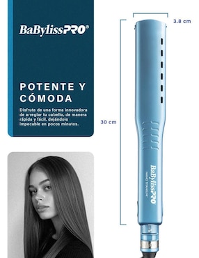 Alaciadora Babyliss Pro BNT4093 TRS placas de nano titanium