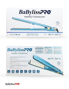 Alaciadora Babyliss Pro BNT4093 TRS placas de nano titanium