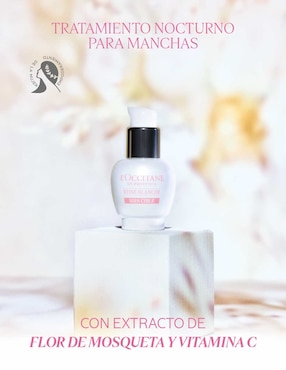 Tratamiento facial Locc Nocturno Reine Blanche 15Ml antimanchas Loccitane